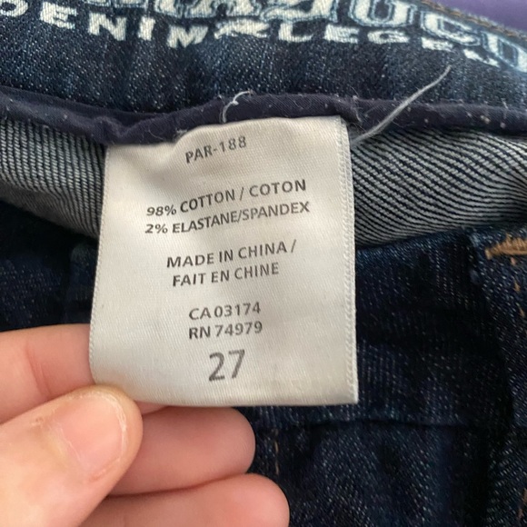 vintage low rise jeans, size 8. - Picture 4 of 4